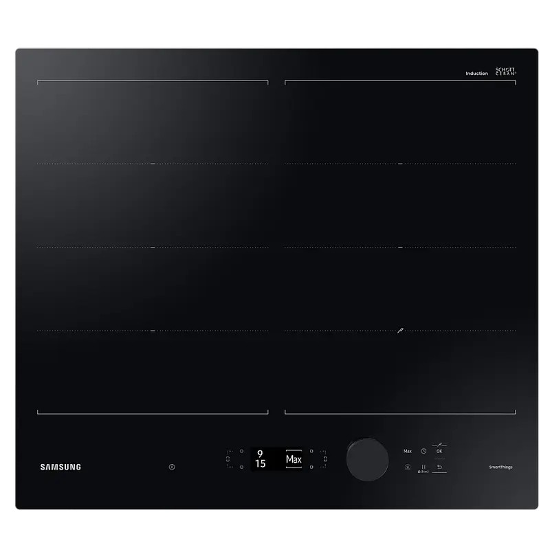 Plită cu inducție Samsung NZ64B7799FK/WT, Negru