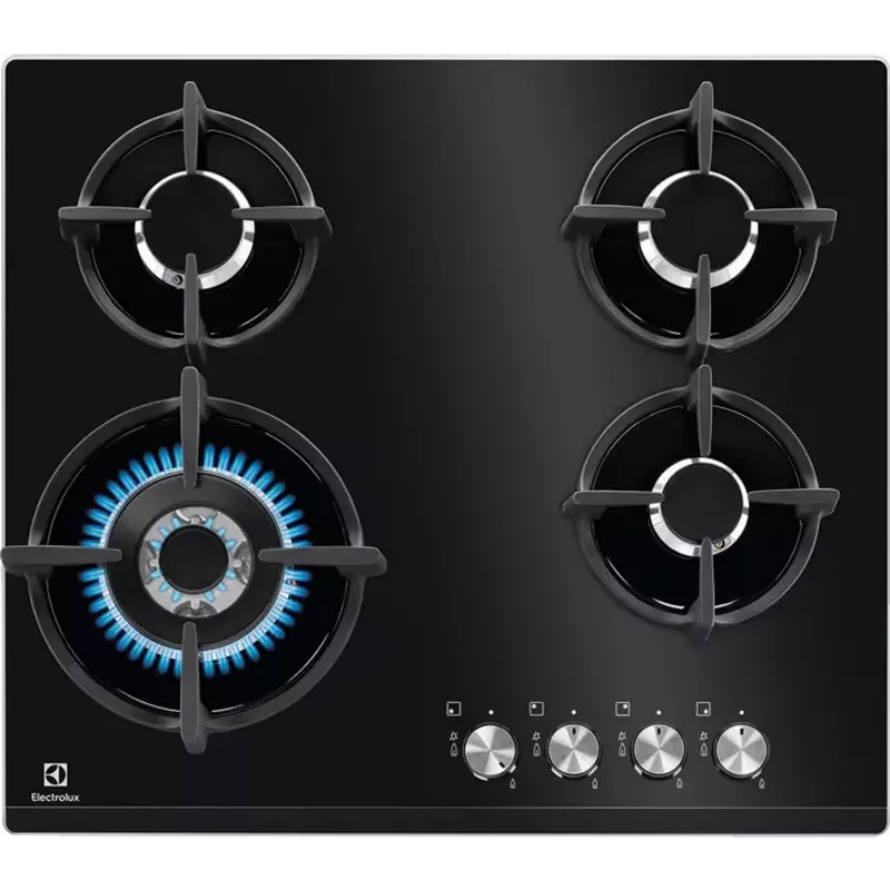 Plită pe gaz Electrolux KGG6437K, Negru