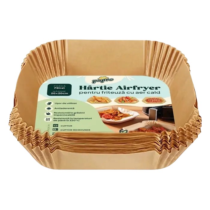Бумага для выпечки Papro Square Air Fryer Paper, Бежевый