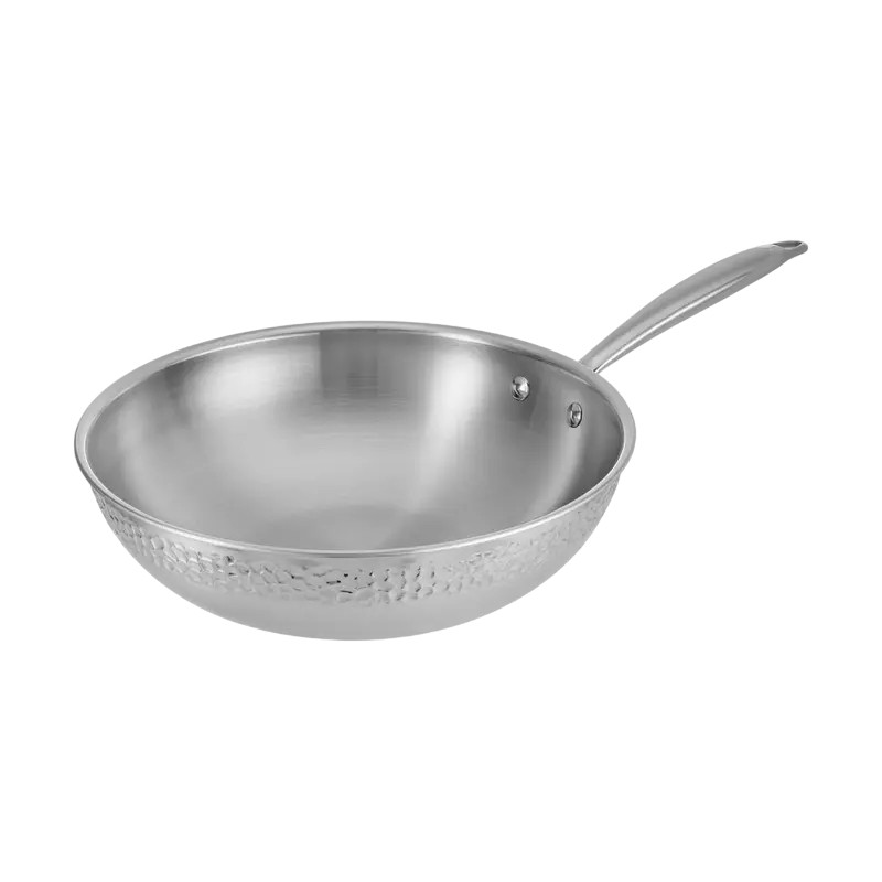 Tigaie WOK RESTO 95004, 28cm, Oțel inoxidabil