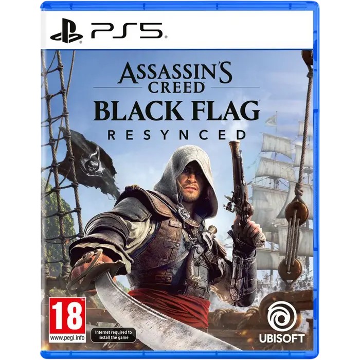 Ubisoft Assassin's Creed Black Flag - Resynced Launch Day, Действие и приключения, PlayStation 5, Диск