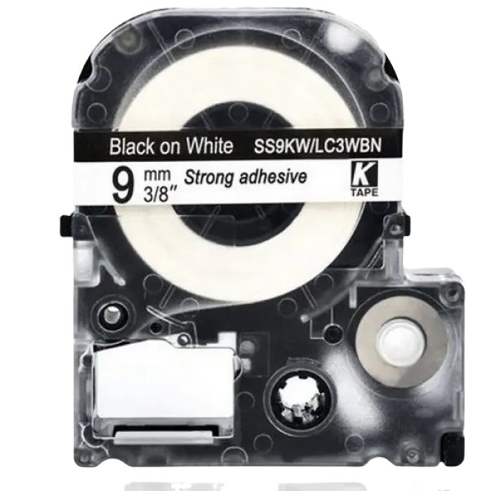 Epson LK-3WBN, 9mm x 9m