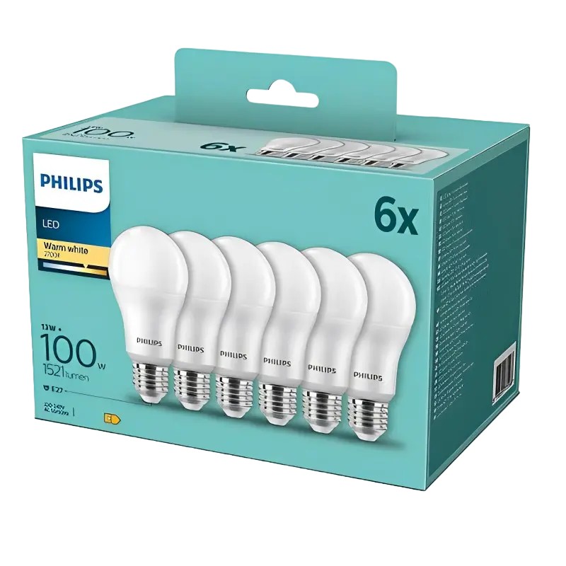 Светодиодная лампа Philips FR ND 6PF/6 DISC, E27, Теплый Белый