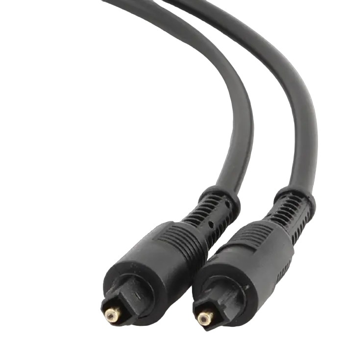 Аудиокабель Cablexpert CC-OPT-10M, Toslink - Toslink, 10м, Чёрный