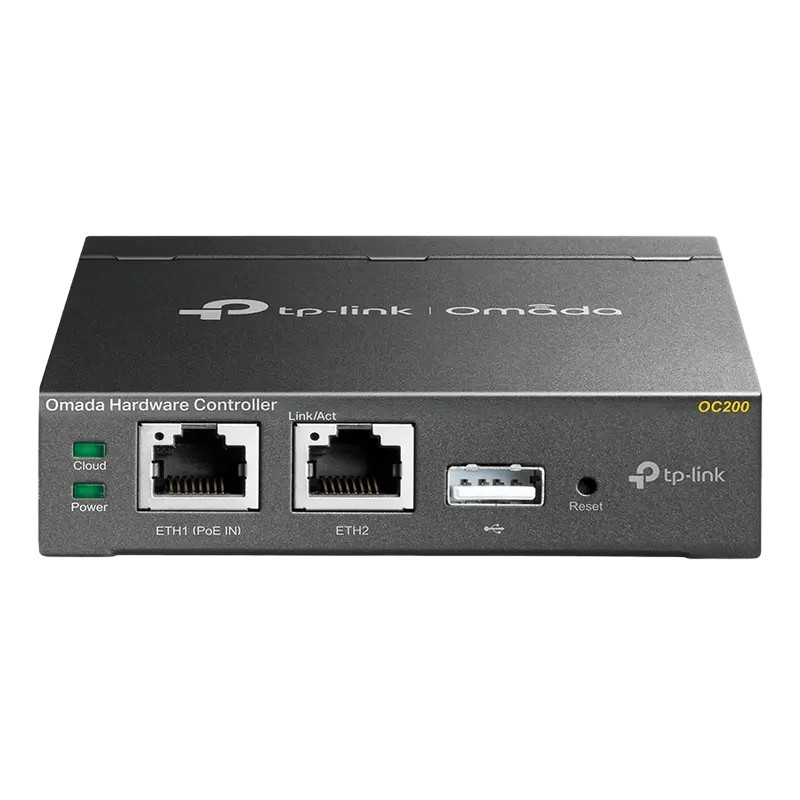 Controler de rețea Omada Cloud Controller TP-LINK "OC200", 2*10/100 LAN, USB, up to 100 Omada Devices