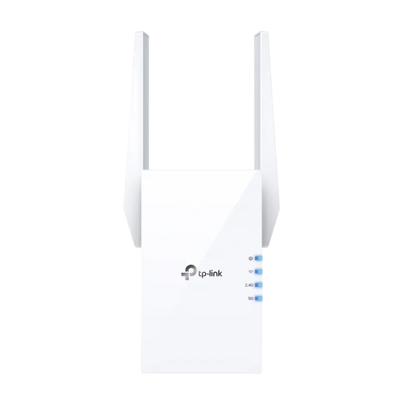 Точка доступа Wi-Fi Wi-Fi 6 Dual Band Range Extender/Access Point TP-LINK "RE505X", 1500Mbps, 2xExt Ant, Mesh