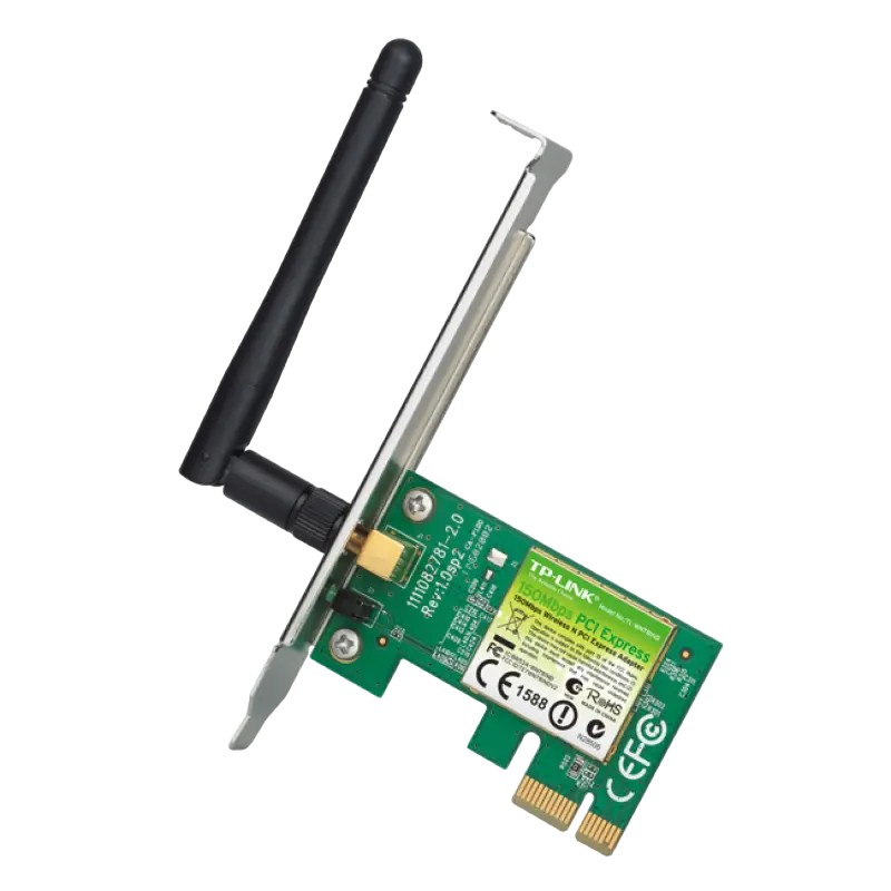Adaptor de rețea PCIe Wi-Fi N LAN Adapter TP-LINK "TL-WN781ND", 150Mbps