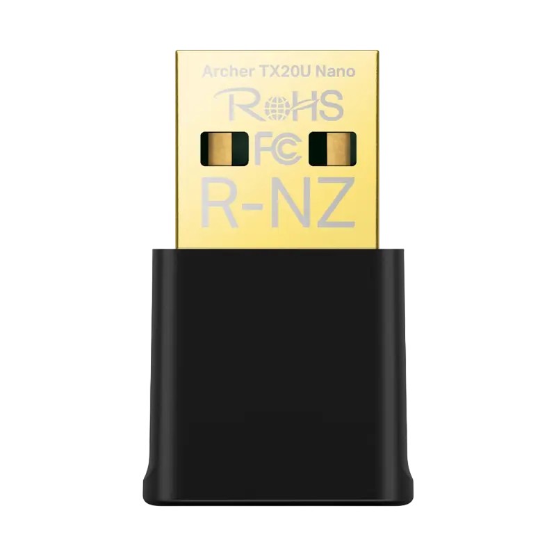 Сетевой адаптер USB2.0 Nano Wi-Fi 6 Dual Band LAN Adapter TP-LINK "Archer TX20U Nano", AX1800