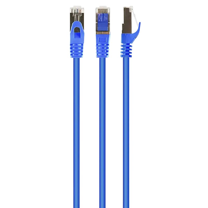 Кабель Ethernet Patch Cord Cat.6/FTP,    1 m, Blue, PP6-1M/B, Cablexpert