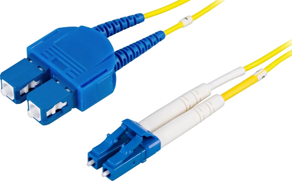Fiber optic patch cords, singlemode simplex core SC-LC  3M