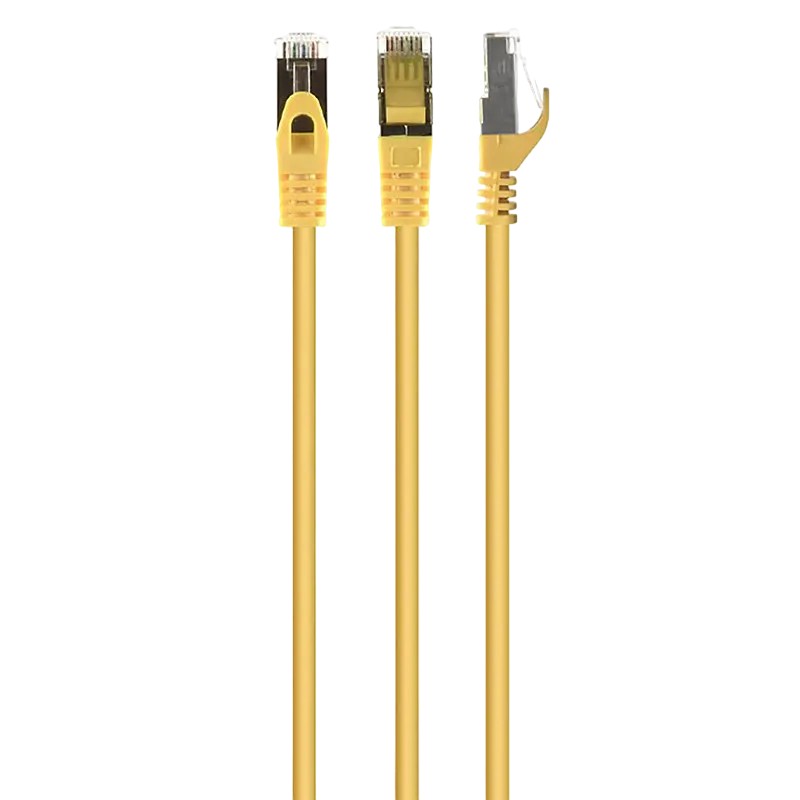Кабель Ethernet Patch Cord Cat.6/FTP,    1 m, Yellow, PP6-1M/Y, Cablexpert