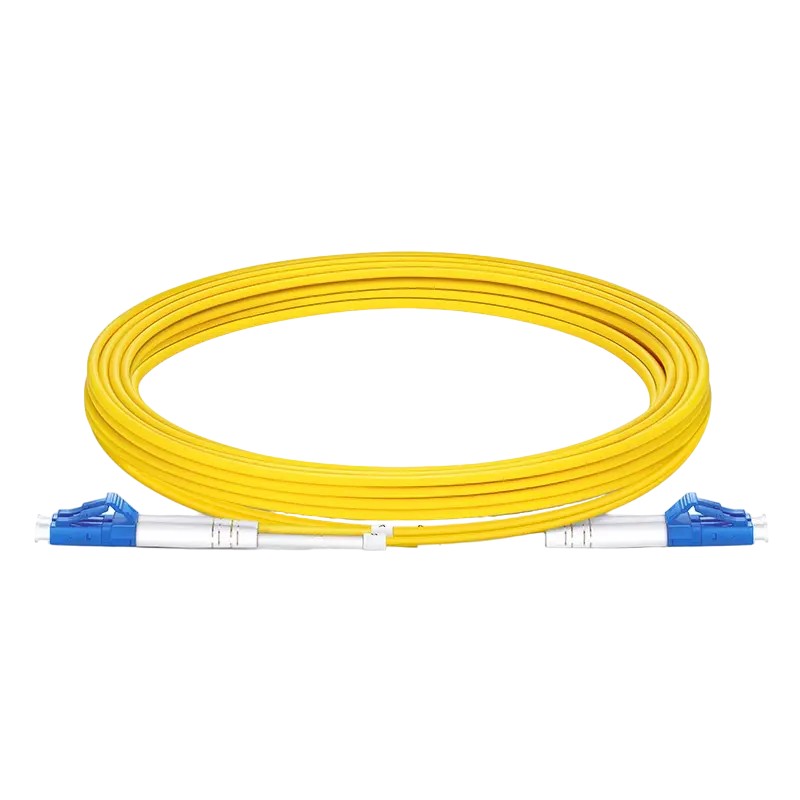 Fiber optic patch cords, singlemode Duplex LC-LC, 2m