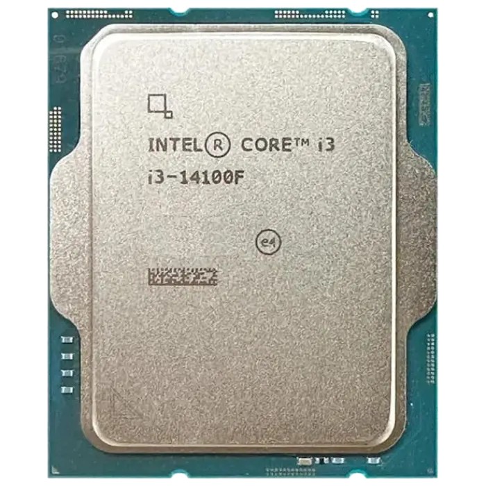 Процессор Intel Core i3-14100F, Нет встроенной графики, | Tray
