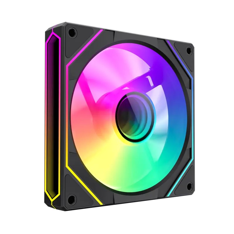 PC Case Fan GAMEMAX FN12A-S8I, 120mm, ARGB, 24 LED, 9 blades, PWM, <31.21dB, 44.35 CFM, 800-1600RPM,