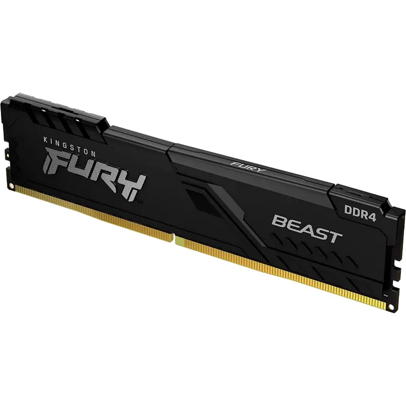 Оперативная память Kingston FURY Beast, DDR4 SDRAM, 3600 МГц, 16Гб, KF436C18BB/16