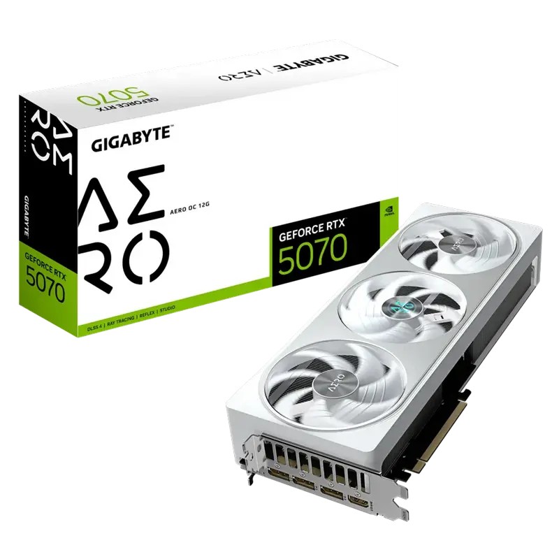 Placă Video Gigabyte GV-N5070AERO OC-12GD, 12GB GDDR7 192bit