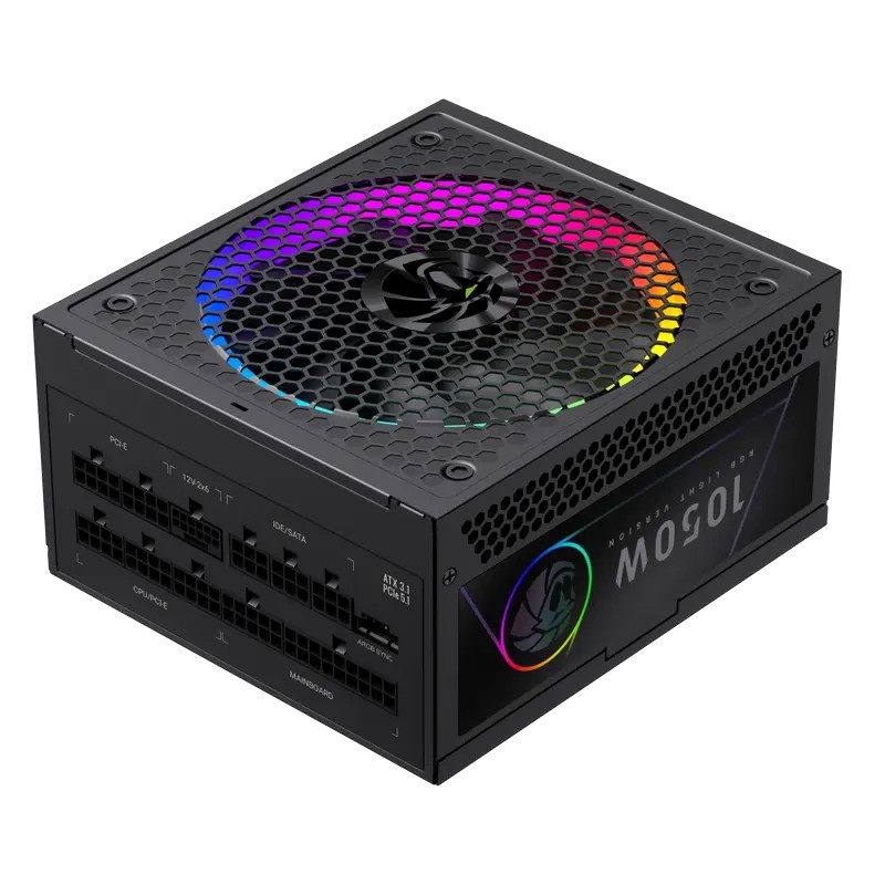 Sursă Alimentare PC Gamemax RGB-1050G PRO, 1050W, ATX, Complet modular