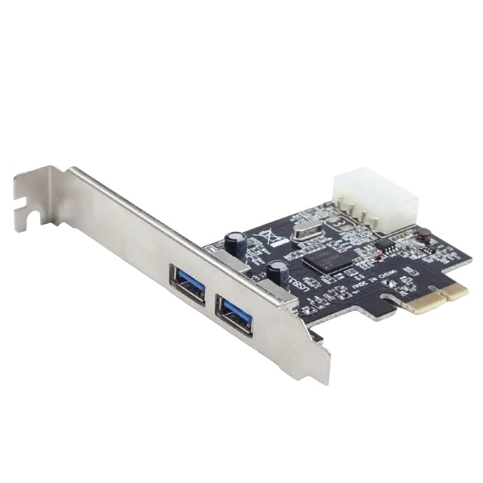 Карта расширения PCI-Express Gembird UPC-30-2P, Чёрная