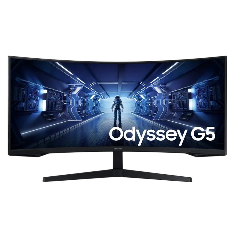 34" Игровой монитор Samsung C34G55TW, VA 3440x1440 WQHD, Чёрный