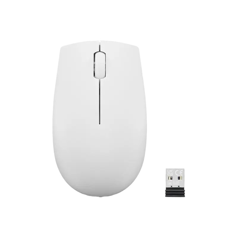 Беcпроводная мышь Lenovo 300 Compact, Белый