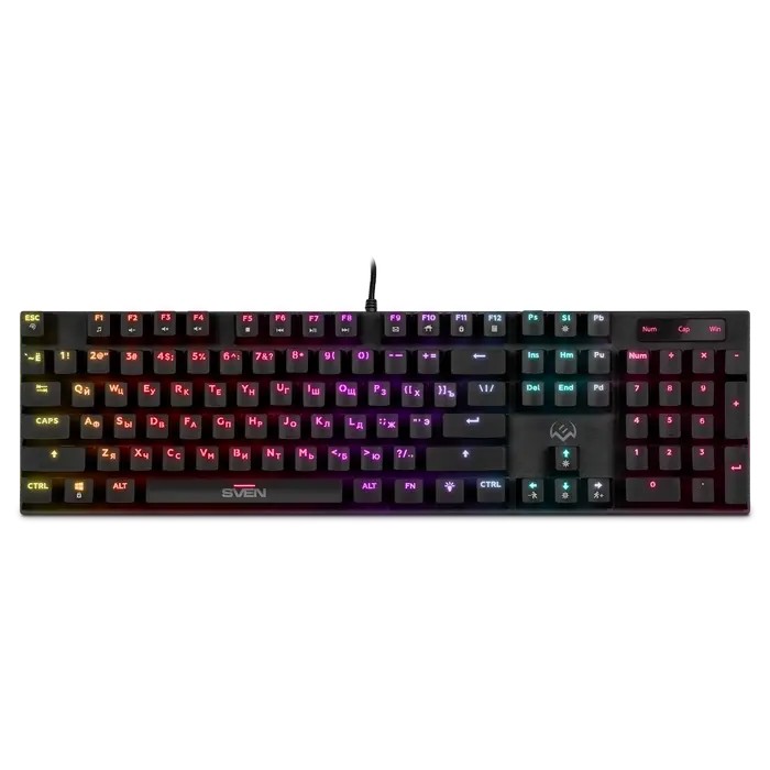 Клавиатура SVEN KB-G8900, Проводное, Чёрный