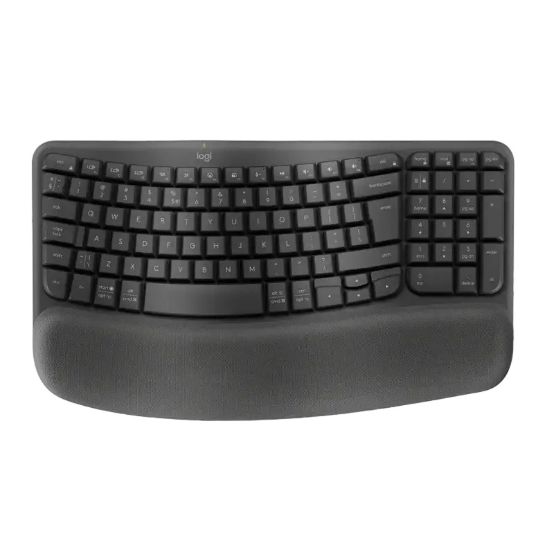 Tastatură Logitech Wave Keys for Business, Fără fir, Grafit