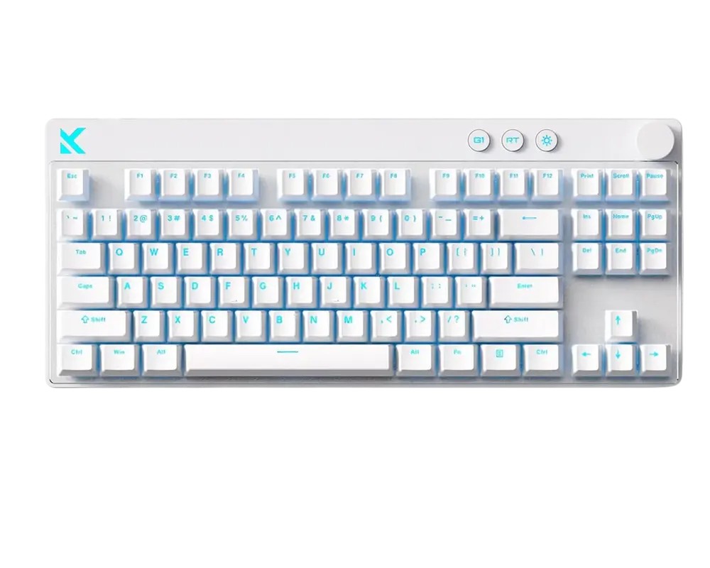 Tastatură MCHOSE Mix 87, Cu fir, Alb