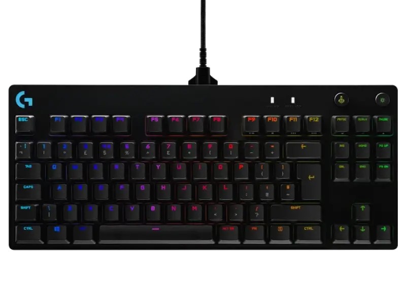 Клавиатура Logitech G Pro, Проводное, Чёрный