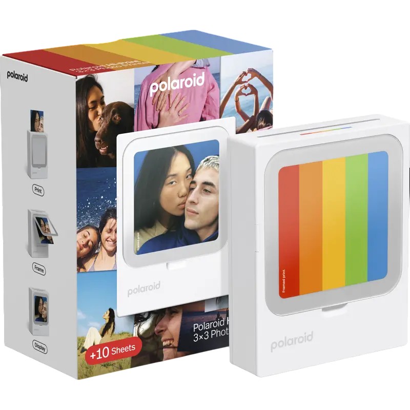 Imprimantă foto Polaroid Hi-Print 3x3 Pocket, Alb
