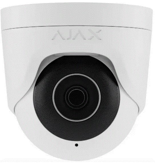 Cameră IP Ajax TurretCam (5 Mp/2.8 mm) (8EU) ASP white