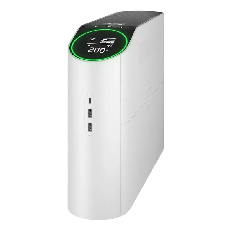 ИБП APC Back-UPS Pro 2200VA for Gaming, 230V, Pure Sinewave, LCD, White, Schuko