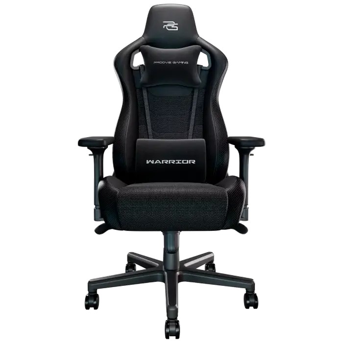 Игровое кресло Proove Warrior, Искусственная кожа, Чёрный