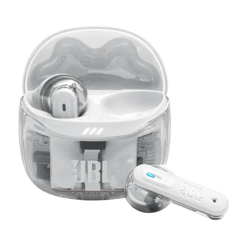 Căști JBL Tune Flex 2 Ghost, Alb