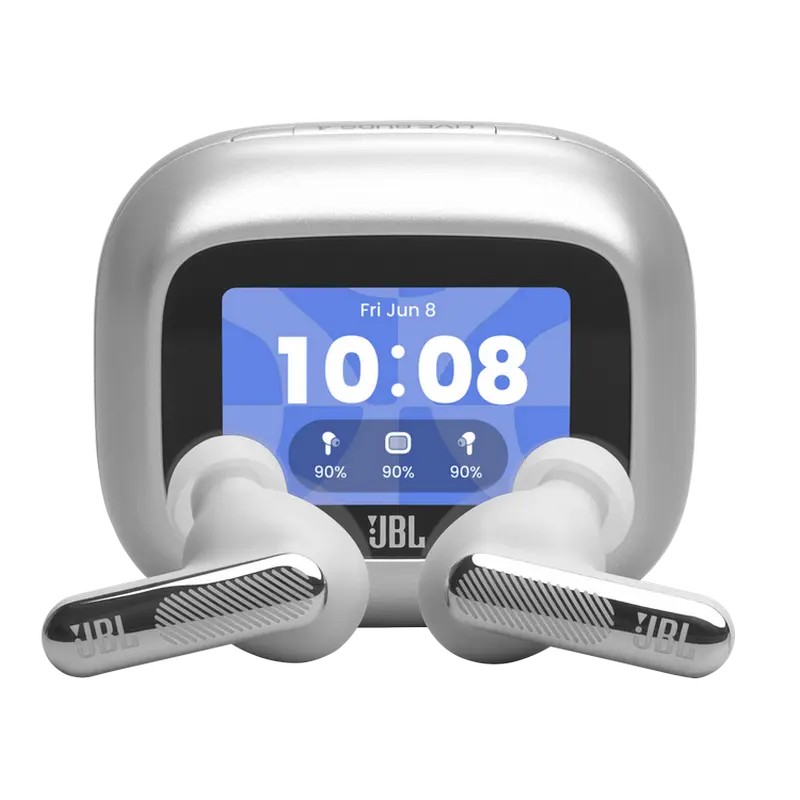True Wireless JBL LIVE Beam 4, Silver