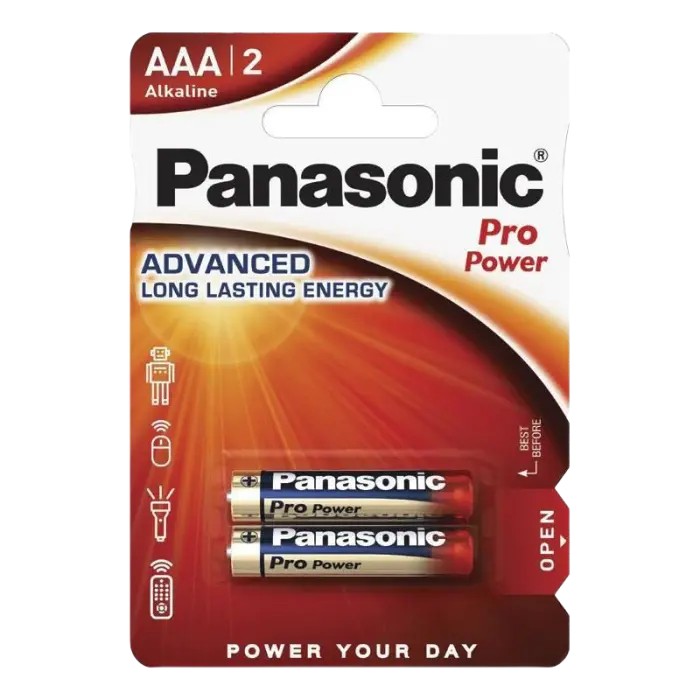Батарейки Panasonic LR03XEG, AAA, 2шт.