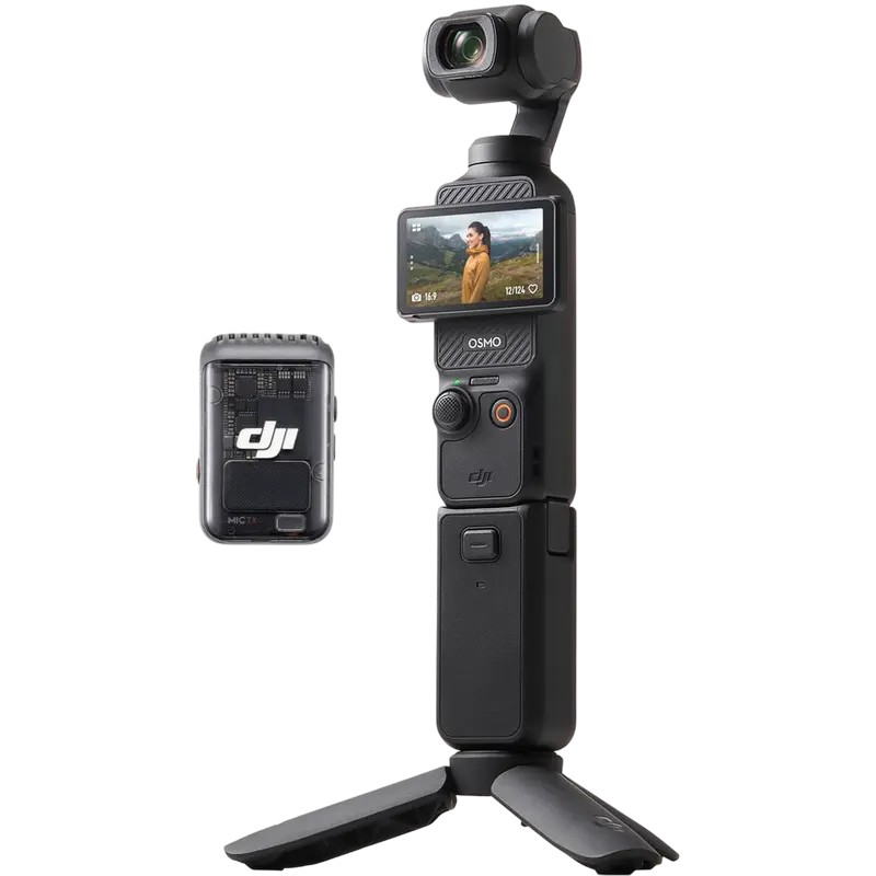 Cameră Video Sport DJI Osmo Pocket 3 Creator Combo, Negru