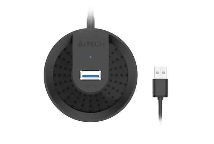 Adaptor Hub A4Tech HUB-30, Negru
