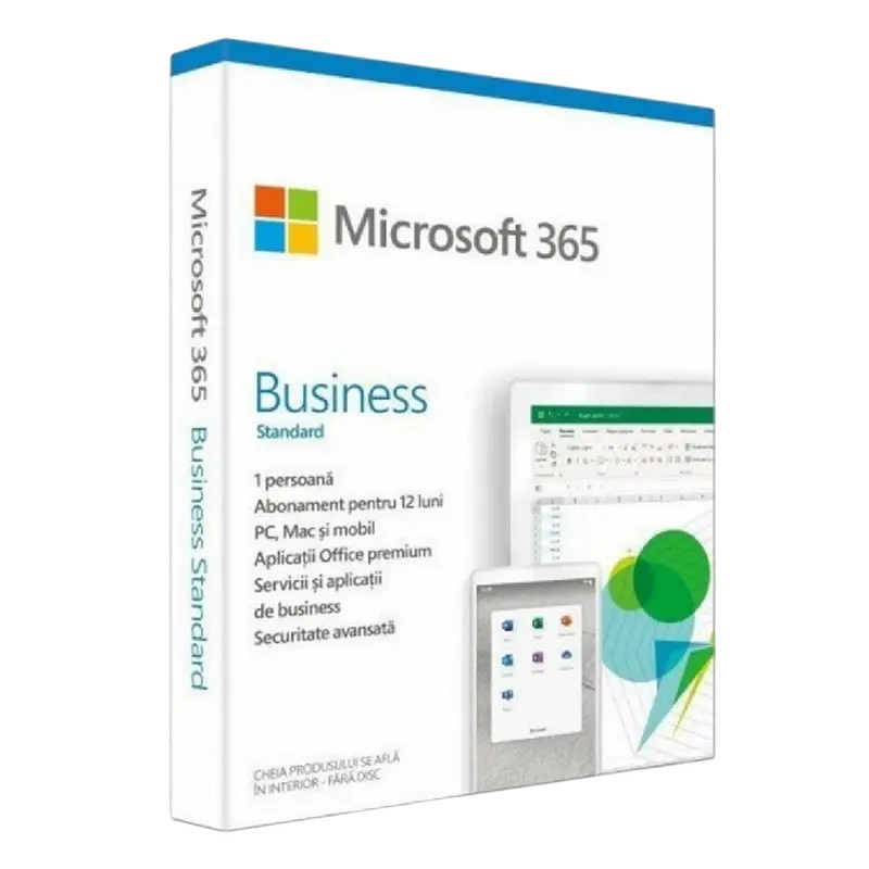 Software Soft Microsoft Office Pack Microsoft 365 BUSINESS STANDARD RETAIL P8 EN SUBS