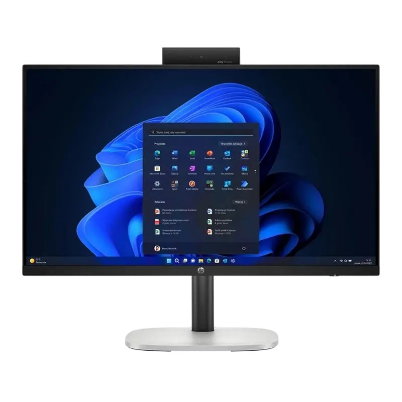 Calculator Computer All-in-One HP ProStudio 4 G1i , 23,8", Intel Core Ultra 5 235T, 16GB/512GB, FreeDOS, Negru | Argintiu