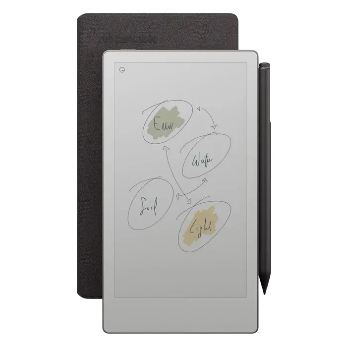 reMarkable Paper Pro Move 7.3" Bundle 2/64GB with Marker Plus Book Folio Mosaic, Weave Basalt
