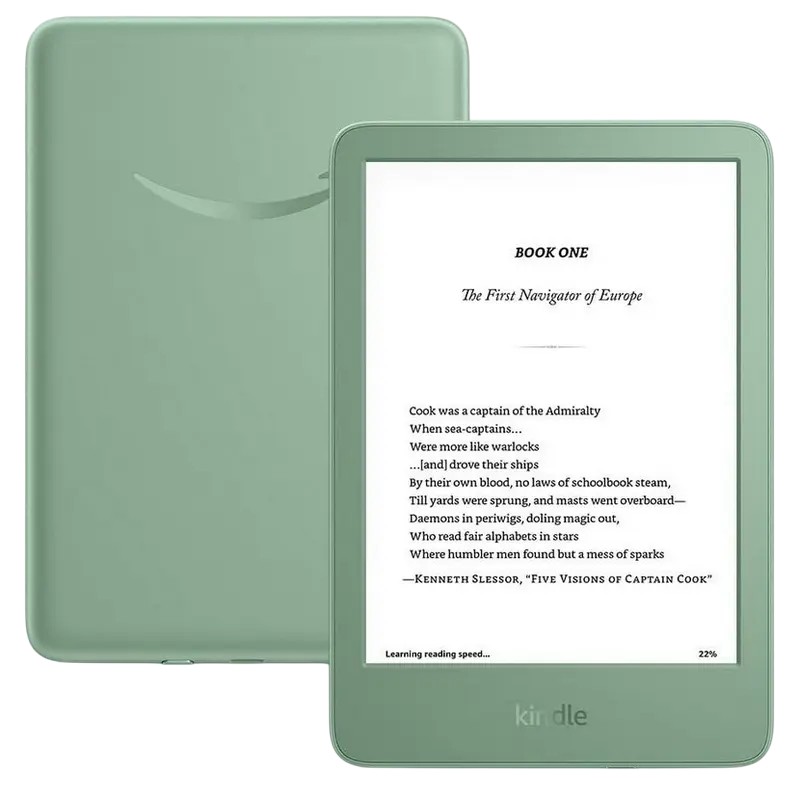 Электронная книга Amazon Kindle (11th Gen) 2024, Matcha