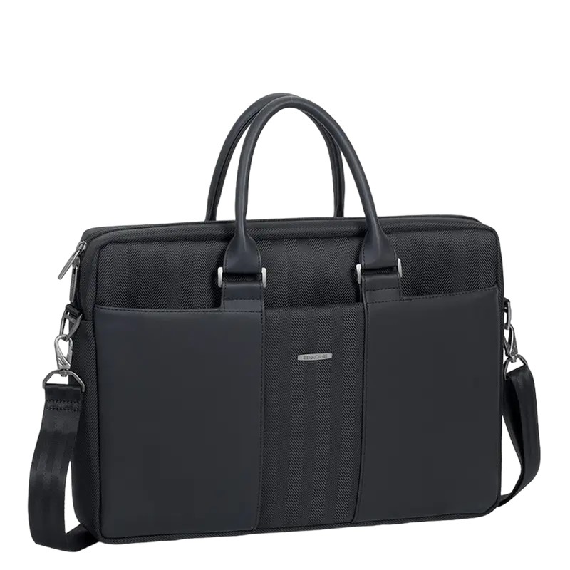 Geantă pentru Laptop Rivacase Narita, 15.6", Polyester, Negru