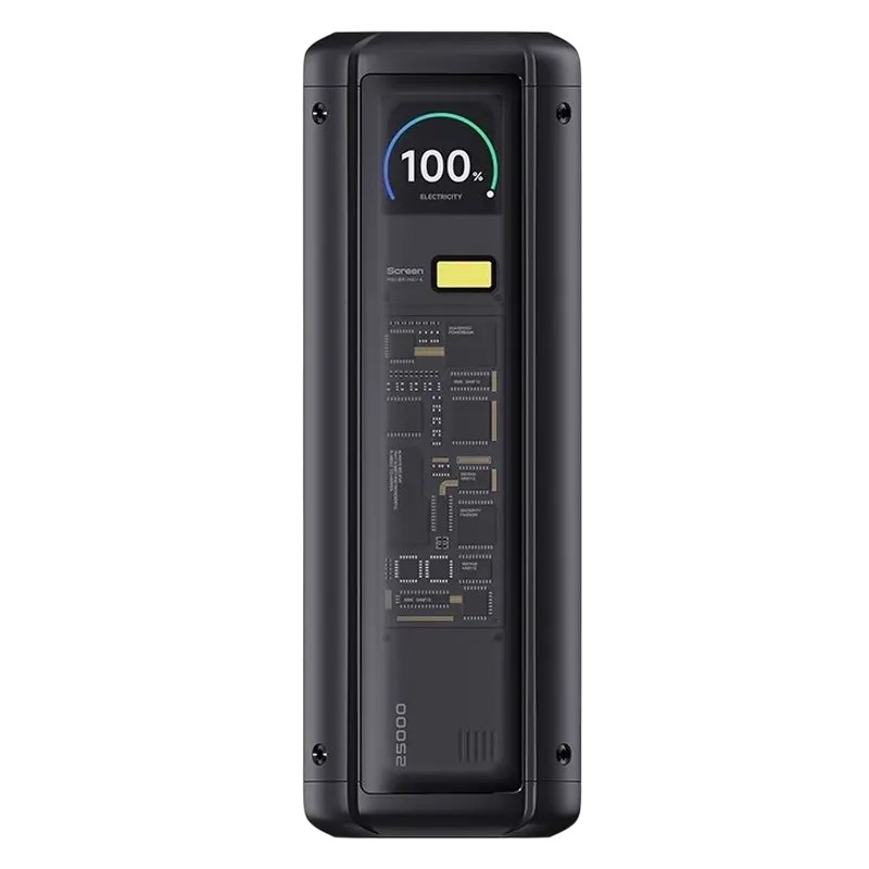 Acumulator extern Xiaomi 212W HyperCharge, 25000mAh, Negru