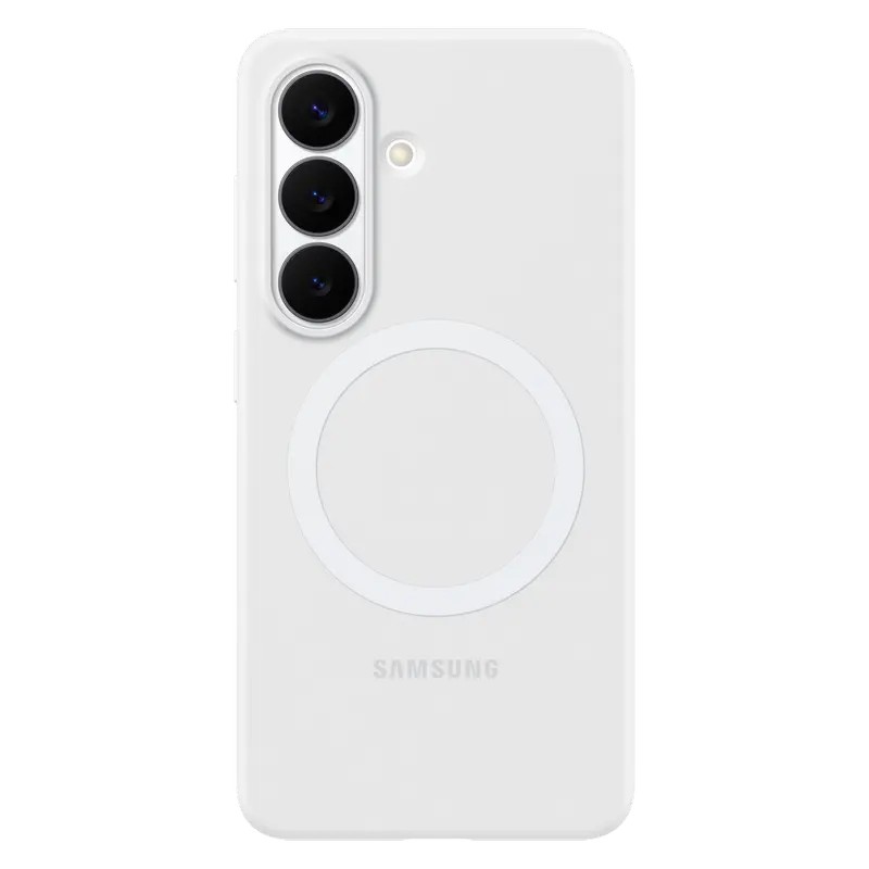 Чехол Samsung Silicone Magnet Case для Galaxy S26, Белый