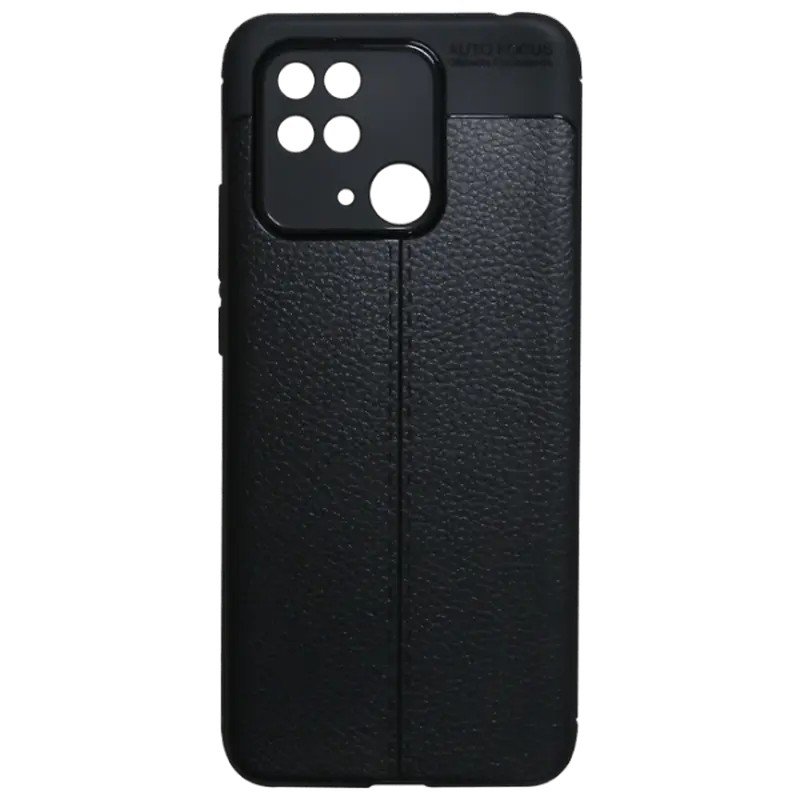 Husă Xcover Xiaomi RedMi 10C - Leather, Negru