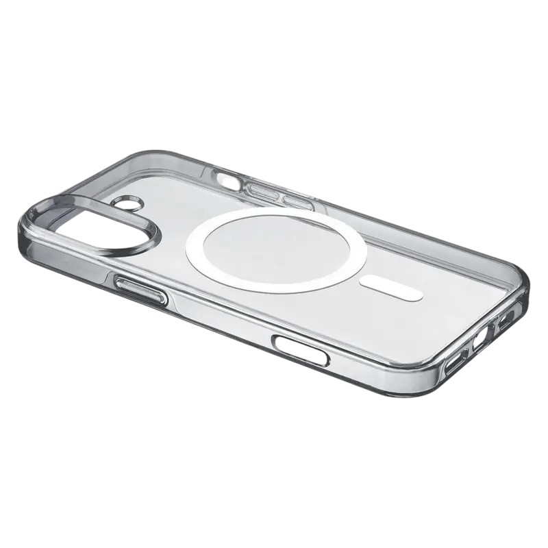 Чехол Cellularline Gloss Mag - iPhone 16, Прозрачный