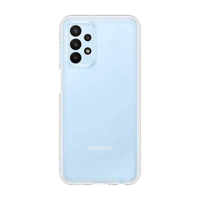 Husă Samsung Soft Clear Cover pentru Galaxy A23, Transparent