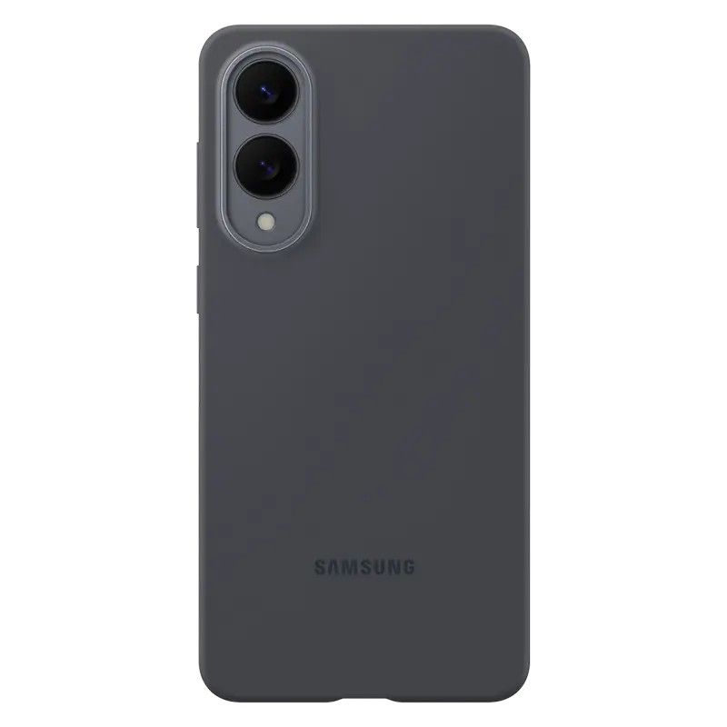 Husă Samsung Silicone Cover pentru Galaxy S25 Edge, Negru