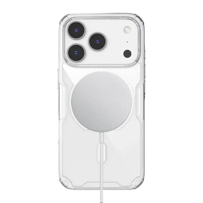 Чехол Nillkin Nature Pro Magnetic для Apple iPhone 17 Pro Max, Прозрачный