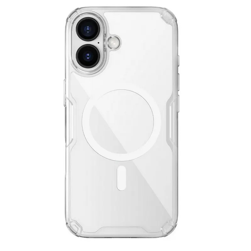 Чехол Nillkin Nature Pro Magnetic для Apple iPhone 17, Прозрачный